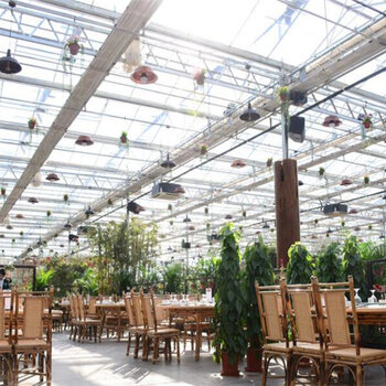 拉萨绿色智能文洛玻璃温室生态餐厅专业建造公